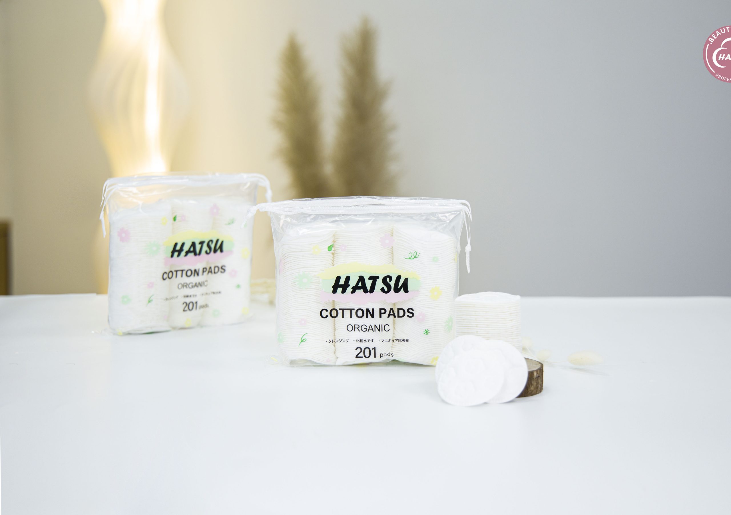 Alternative view of [Combo 3 gói] Bông Tẩy Trang Cotton Pads Organic 603 Miếng Không Xơ Bông Mềm Mịn An Toàn Cho Mọi Loại Da