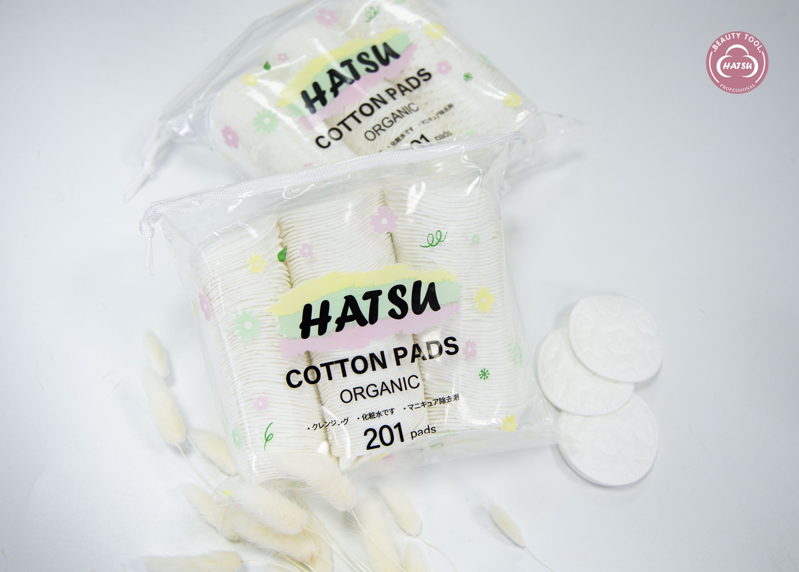 Alternative view of Bông Tẩy Trang Cotton Pads Organic 201 Miếng Không Xơ Bông Mềm Mịn An Toàn Cho Mọi Loại Da